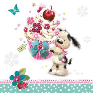 Салфетка - Cupcake Gift from Doggie 022301
