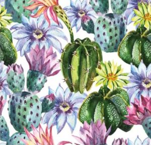 Салфетка - Watercolour Exotic Flowers