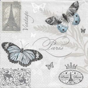Салфетка - Butterflies Postcard SLOG 041101
