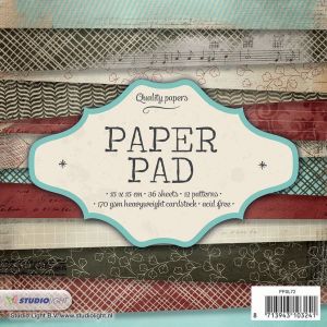 Комплект дизайнерска хартия - Paper Pad #72 - 36 листа