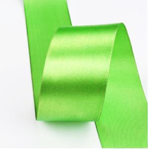 Панделка сатен - Наситено светло зелено - 10м. №70