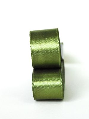 Панделка сатен - Маслина зелено  - 10 м №73