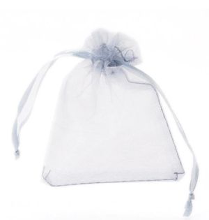 Подаръчни торбички  - Органза Бяло - 2 бр -17,00 х 22,50 см