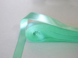 Панделка сатен - Млечно зелено - 10 м №62