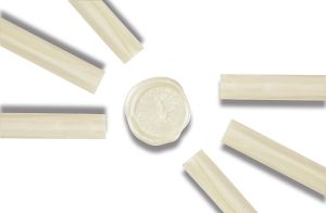 Восък за печати Бяла перла - 1 бр- 11 мм