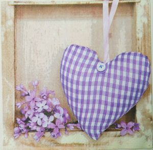 Салфетка Lilac heart