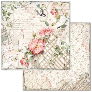 Комплект дизайнерска хартия - House of Roses - 10 двустранни листа