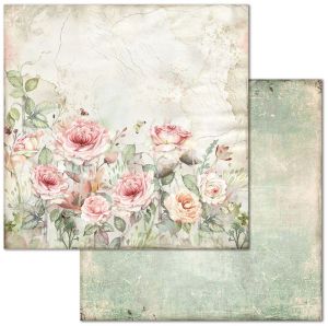 Комплект дизайнерска хартия - House of Roses - 10 двустранни листа
