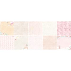 Комплект дизайнерска хартия - DREAMY BABY GIRL - 10 двустранни листа