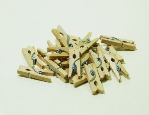 Дървени щипки - малки - 20 бр.