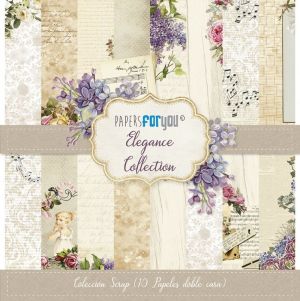 Комплект дизайнерска хартия - Elegance - 10  листа