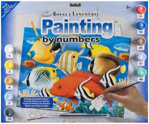  Рисуване по номера - Tropical Fish
