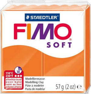 Полимерна глина Fimo Soft - Tangerine - 57 гр.