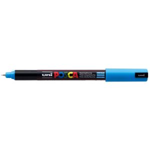 Posca PC-1MR - Ултра тънък перманентен маркер - Светло син - 0,7 mm