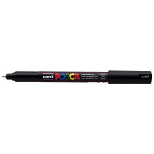 Posca PC-1MR - Ултра тънък перманентен маркер - Черно - 0,7 mm