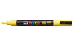 Posca PC-3M - Перманентен маркер - Жълт - 0,9-1,3 mm