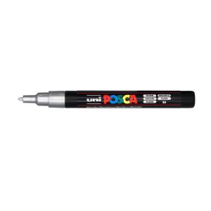 Posca PC-3M - Перманентен маркер - Сребърен - 0,9-1,3 mm