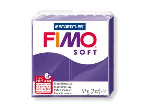 Полимерна глина Fimo Soft - Plum- 57 гр.