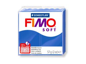 Полимерна глина Fimo Soft - Brilliant blue - 57 гр.