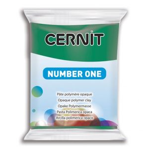 Полимерна глина CERNIT Number ONE - Emerald - 56 гр.