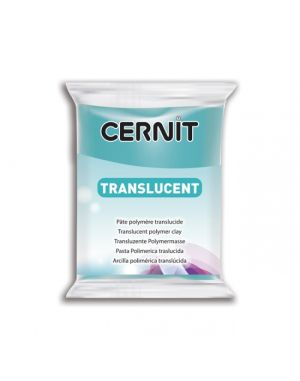 Полимерна глина  CERNIT Translucent - Blue Turquoise - 56 гр.