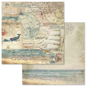 Комплект дизайнерска хартия - Around the World - 10 двустранни листа