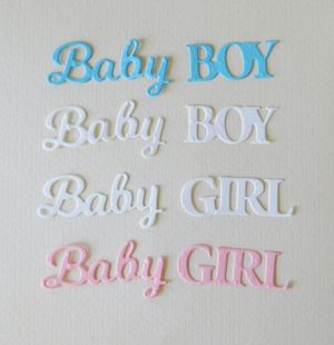 Baby Boy Baby Girl- Розово, Синьо и Бяло - 4 бр.