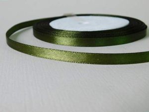 Панделка Сатен -  Тъмно Военно Зелено - 20 м. №94