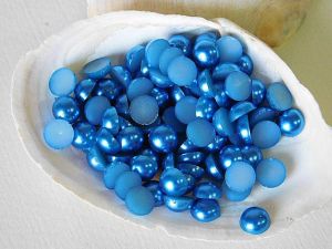 Перли - Петролено синьо - 0,80 см - 50 бр.