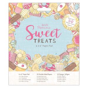 Комплект дизайнерска хартия - Sweet Treats - 50 листа