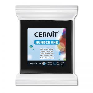 Полимерна глина CERNIT Number ONE - Black - 250 гр.