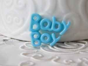 Надпис Baby Boy - Синьо