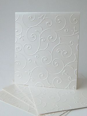 Перлени заготовки за картички - Крем - 5 бр.