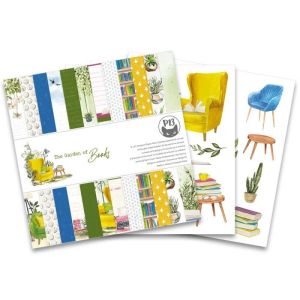 Дизайнерска хартия - Garden of Books - 24 листа