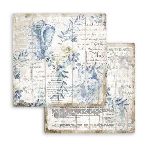 Комплект дизайнерска хартия - Romantic Sea Dream - 10 двустранни листа