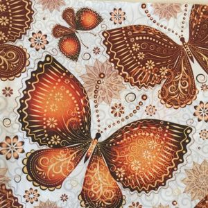 Салфетка  Ethnic Butterflies Orange 015002
