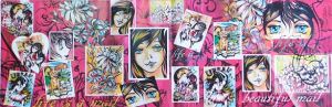 Декупажна хартия  Manga Girls - 95.00 x 32.00 см