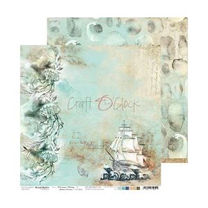 Комплект дизайнерска хартия - OCEAN DEEP - 6 листа