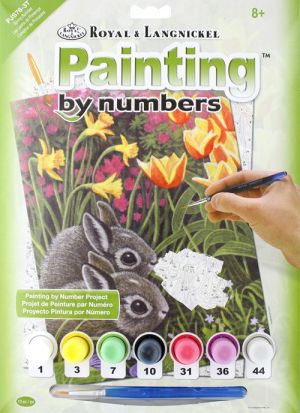  Рисуване по номера - Spring Bunnies