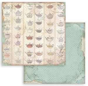 Комплект дизайнерска хартия - Backgrounds Alice  - 10 двустранни листа