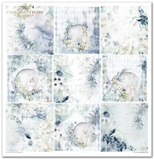 Дизайнерска хартия - The world of ice porcelain - 10 листа