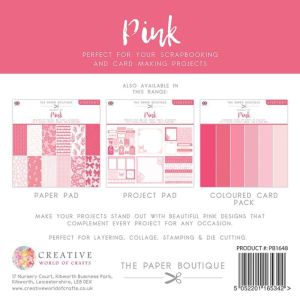 Комплект дизайнерска хартия - Shades Of - Pink - 36 листа