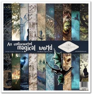Дизайнерска хартия - An undiscovered magical world - 10 листа