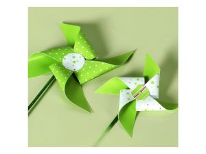 Комплект дизайнерска хартия - Зелени мотиви - 20 листа - А4