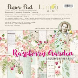 Комплект дизайнерска хартия - RASPBERRY GARDEN Creative Paper Pad - 10 листа