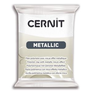 Полимерна глина CERNIT Metallic - PEARL WHITE - 56 гр.