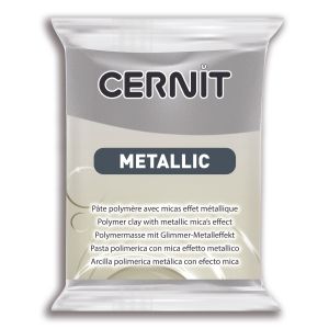 Полимерна глина CERNIT Metallic - SILVER - 56 гр.