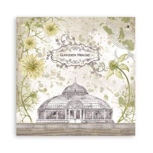 Комплект дизайнерска хартия - Garden House - 10 двустранни листа