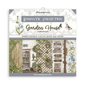 Комплект дизайнерска хартия - Garden House - 10 листа