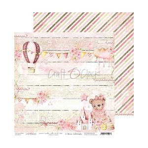 Комплект дизайнерска хартия -HELLO LITTLE GIRL - 6 листа